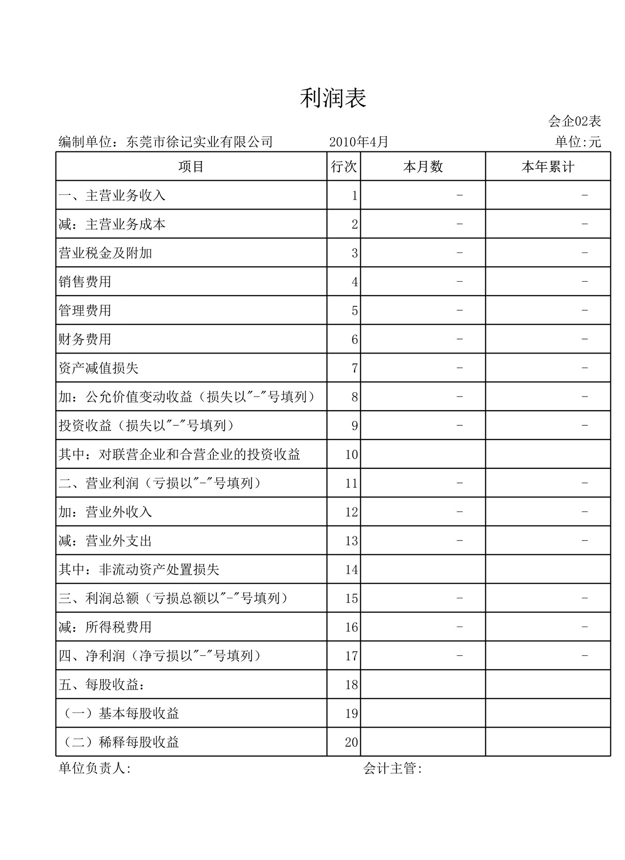 【手工做帐】自动计算会计报表.xls