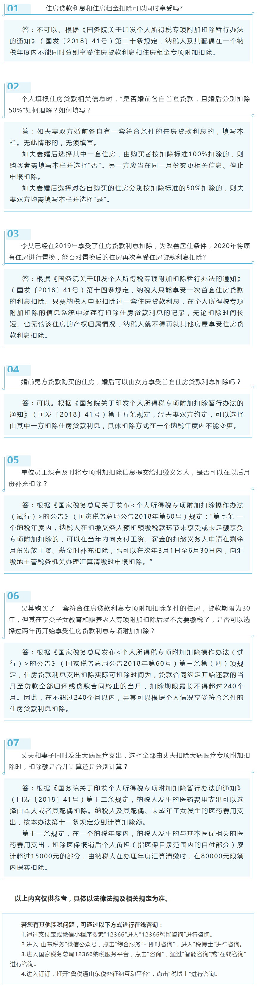 国家税务总局山东省税务局——2021年3月12366热点问答——个人所得税专项附加扣除问答精选（三）-1
