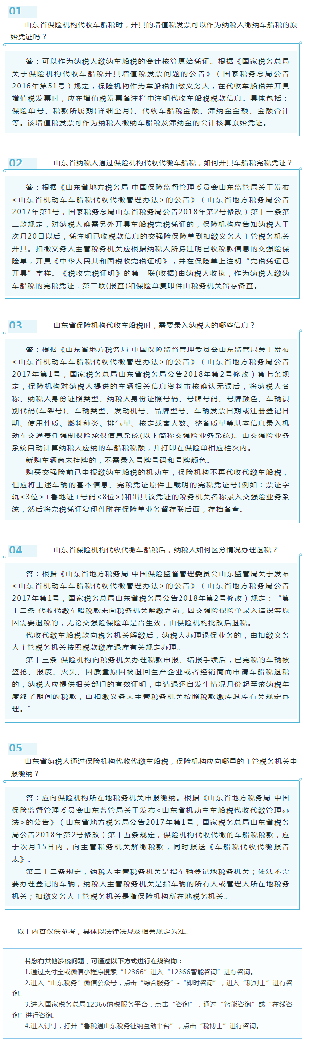 国家税务总局山东省税务局——2021年11月12366热点问答——山东省保险机构代收车船税知识问答-1