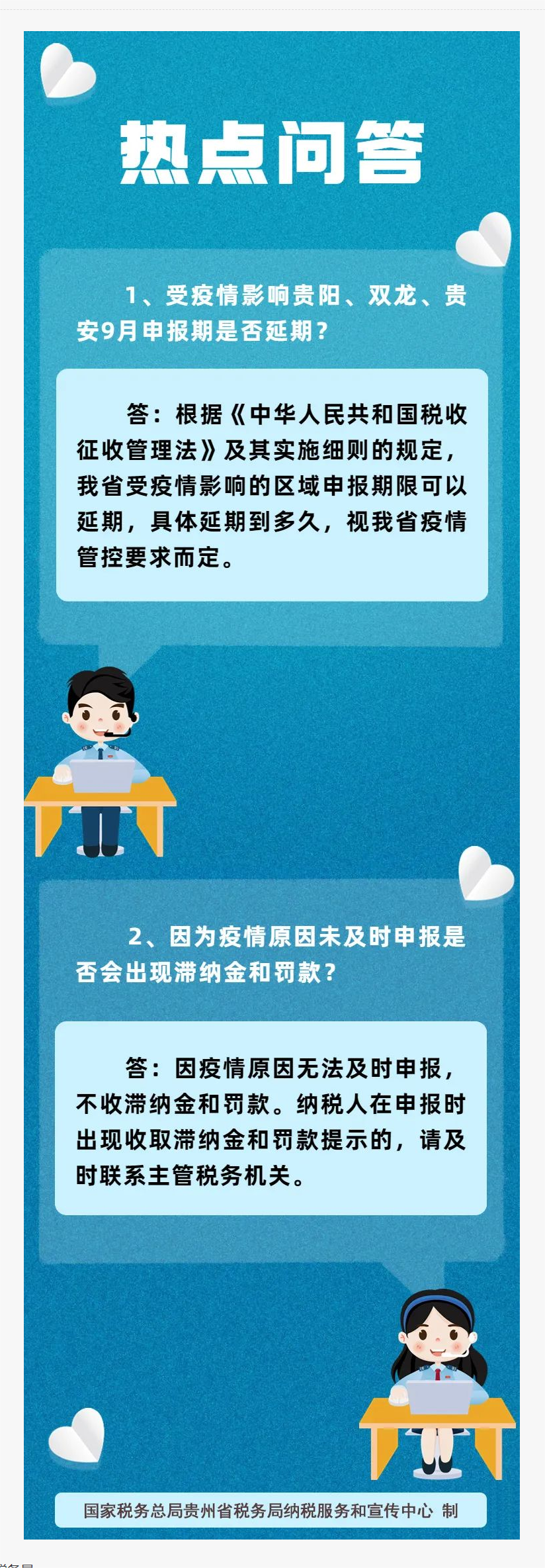 国家税务总局贵州省税务局——热点问答 | 关于疫情期间申报问题的回答-1