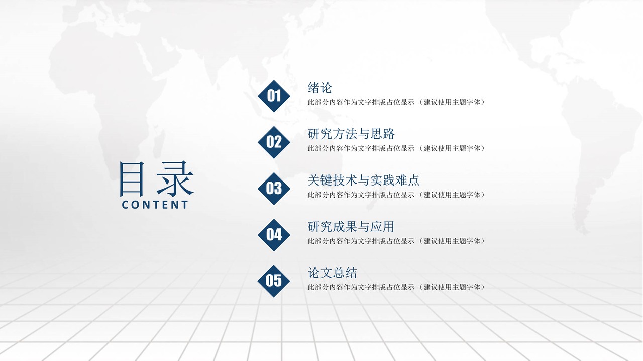 学术严谨风答辩PPT