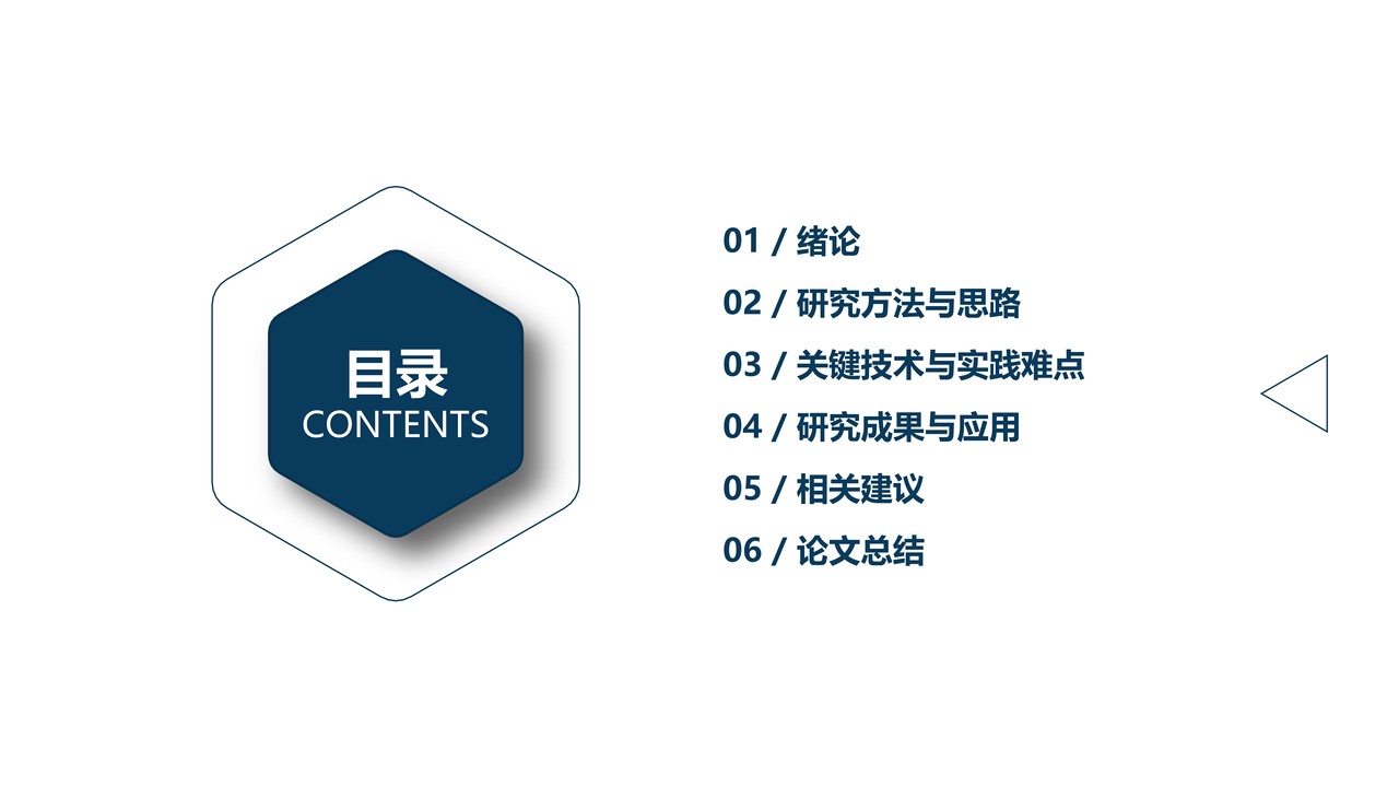 通用毕业论文答辩PPT模板