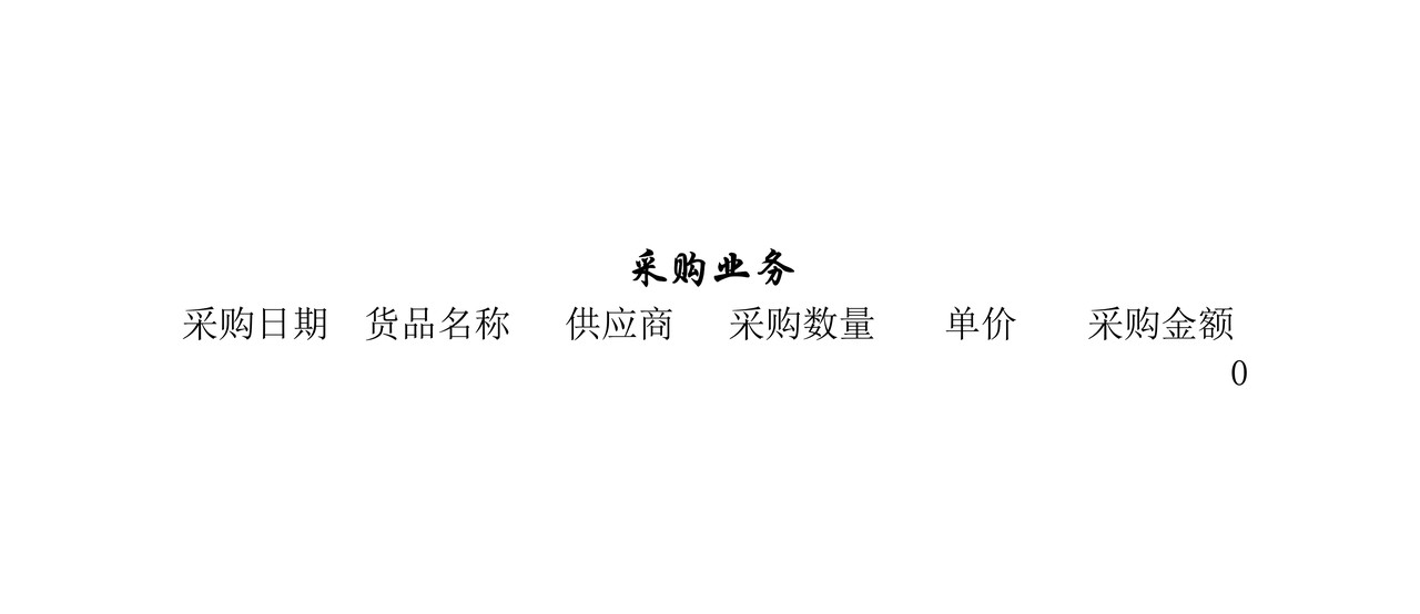 进销存管理