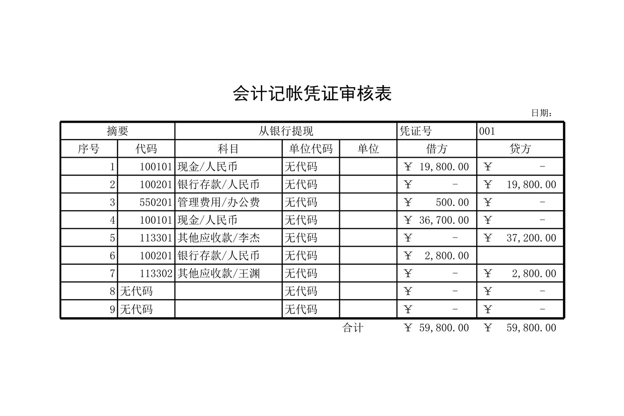 会计报表