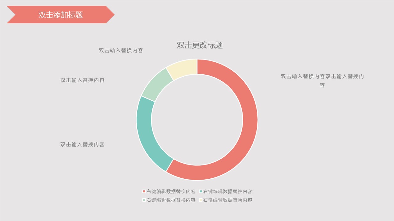 数据分析可视化图表集PPT模板