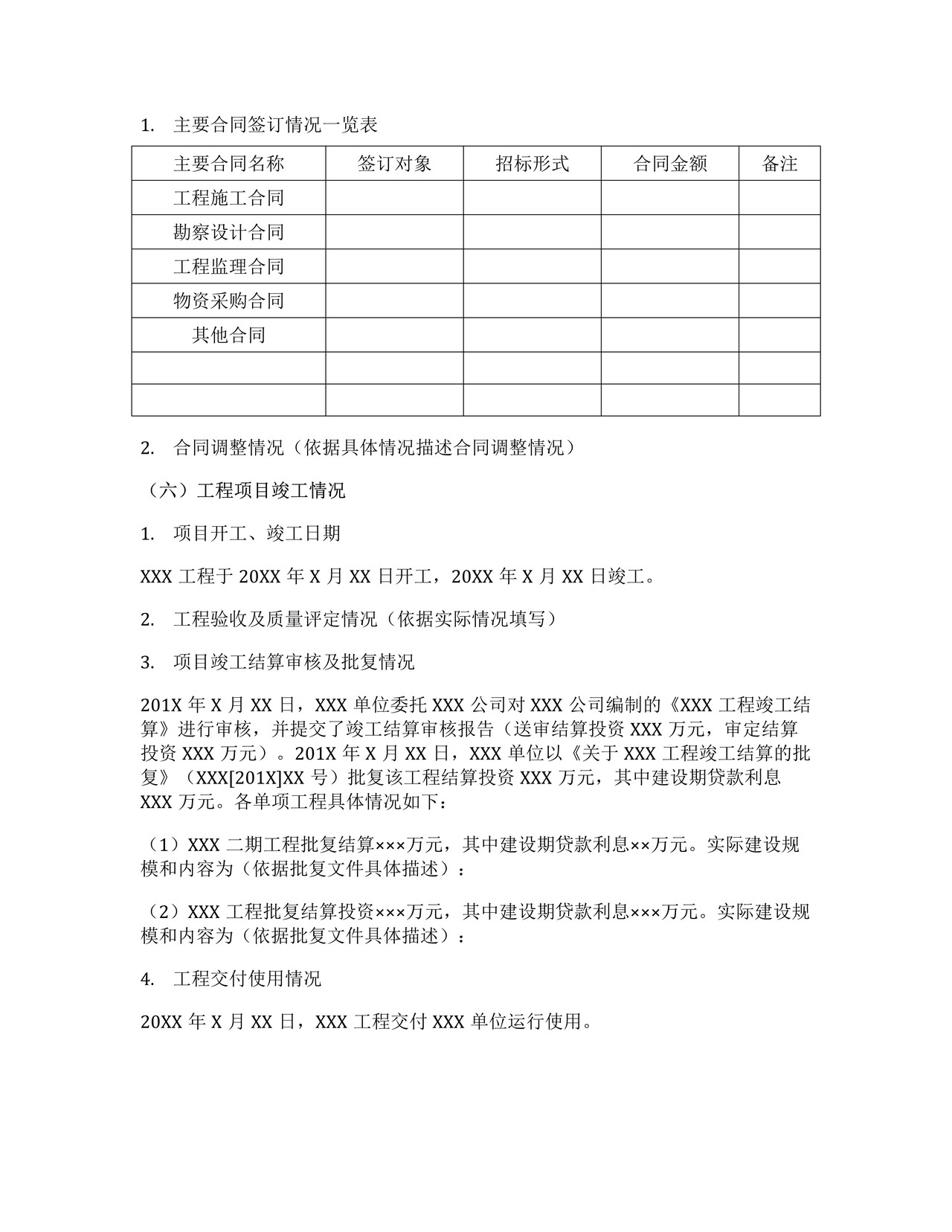 建设工程财务决算审核报告