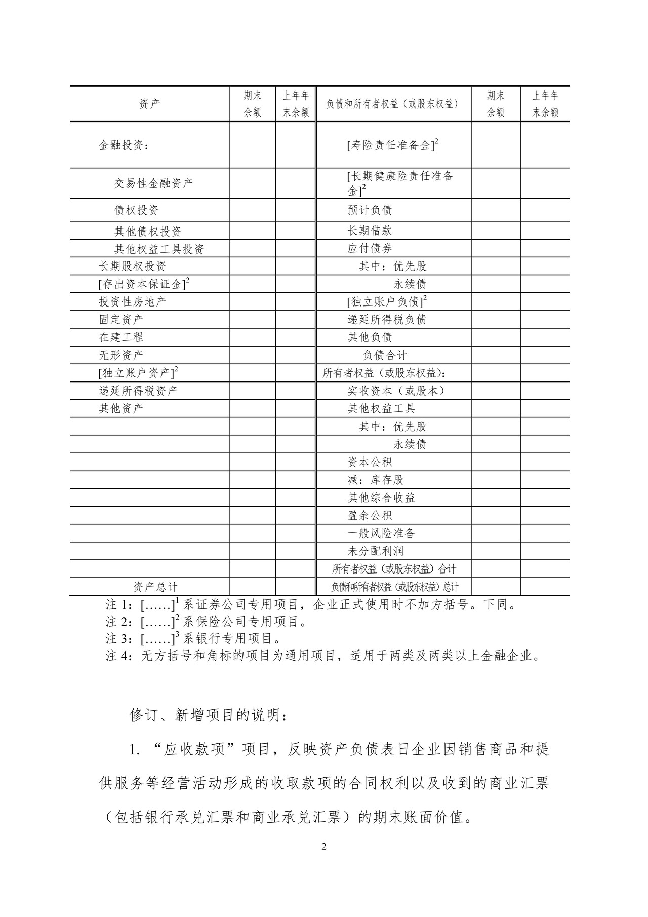2018年度金融企业财务报表格式