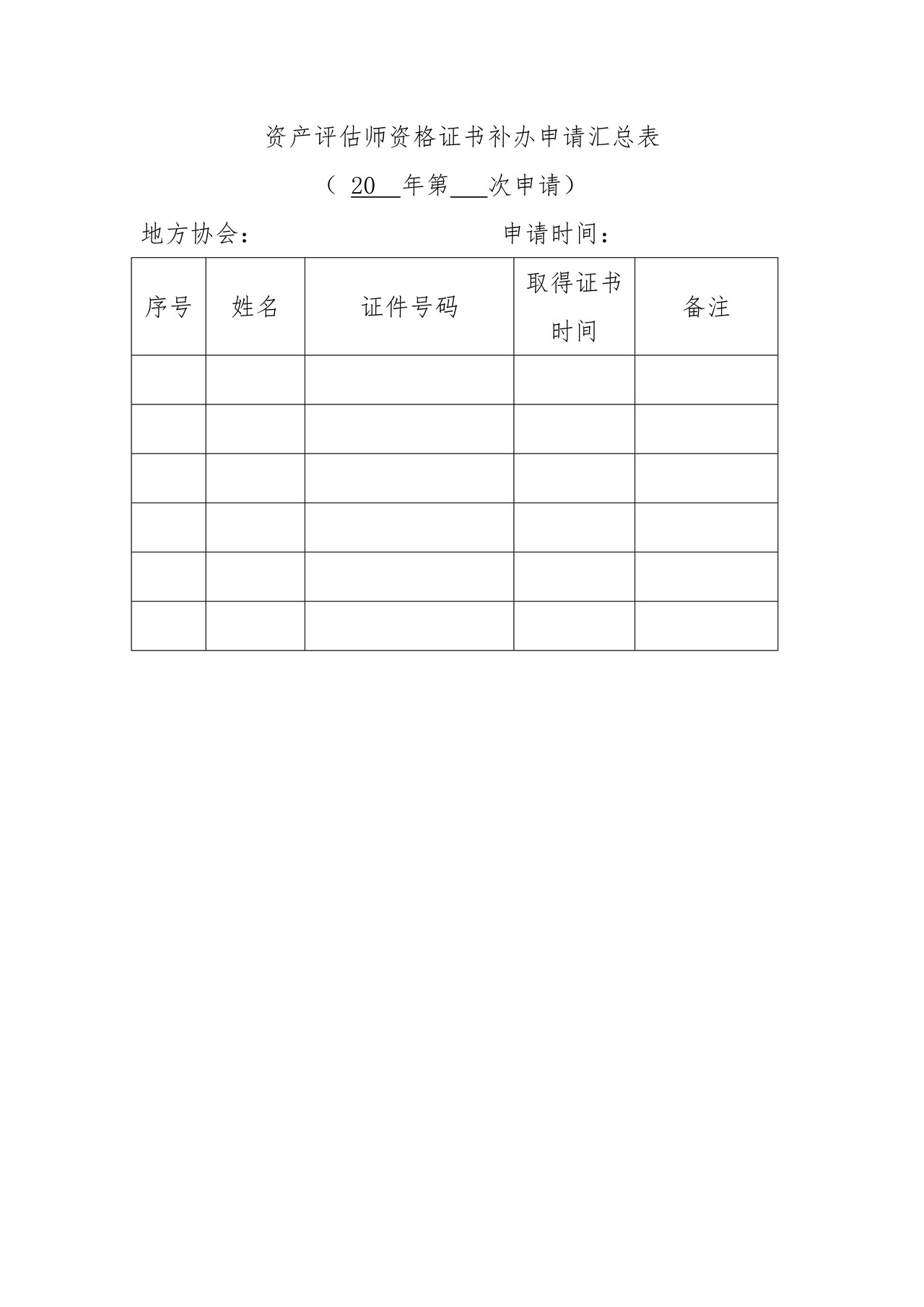 资产评估师证书补办流程