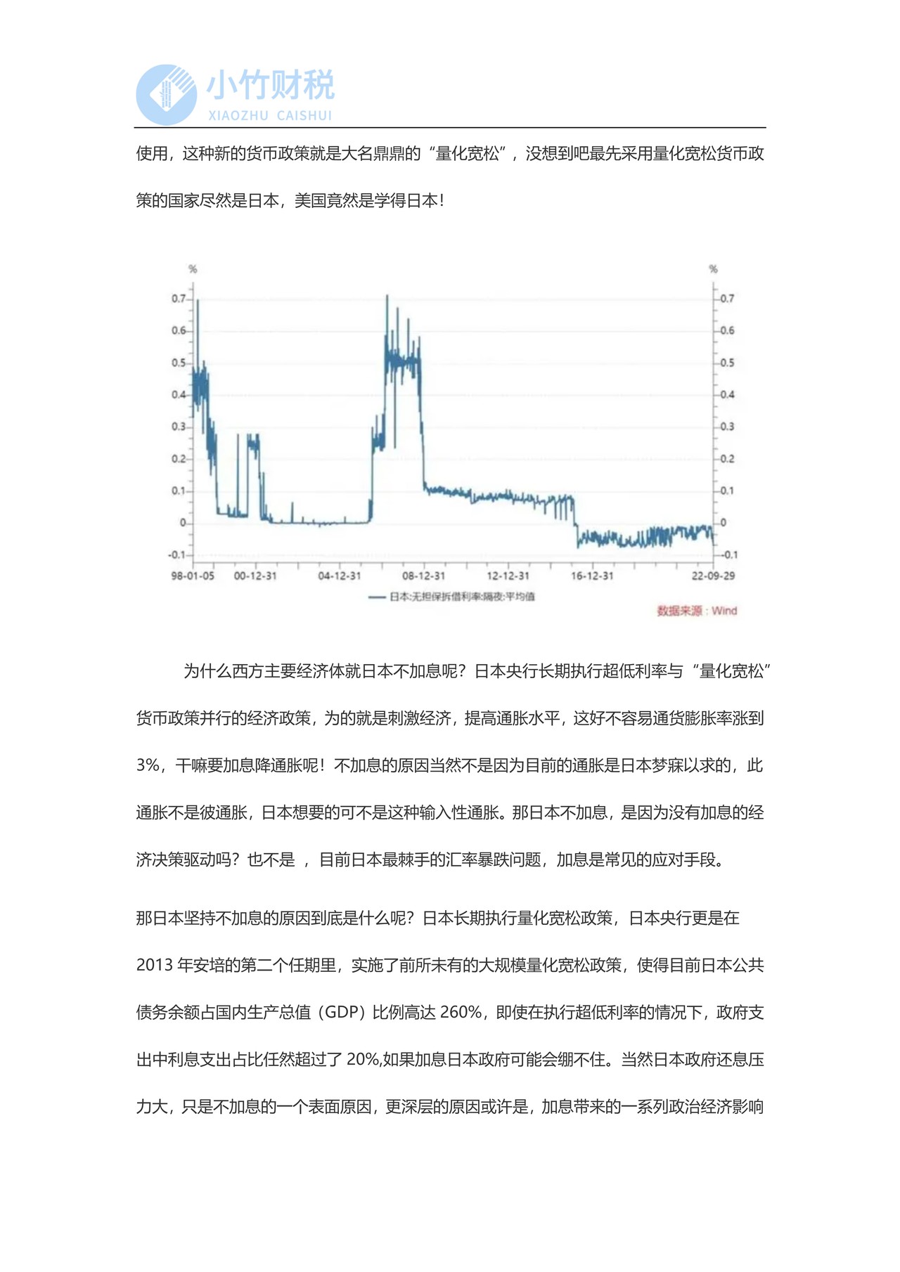 “利率”那点不算小的事