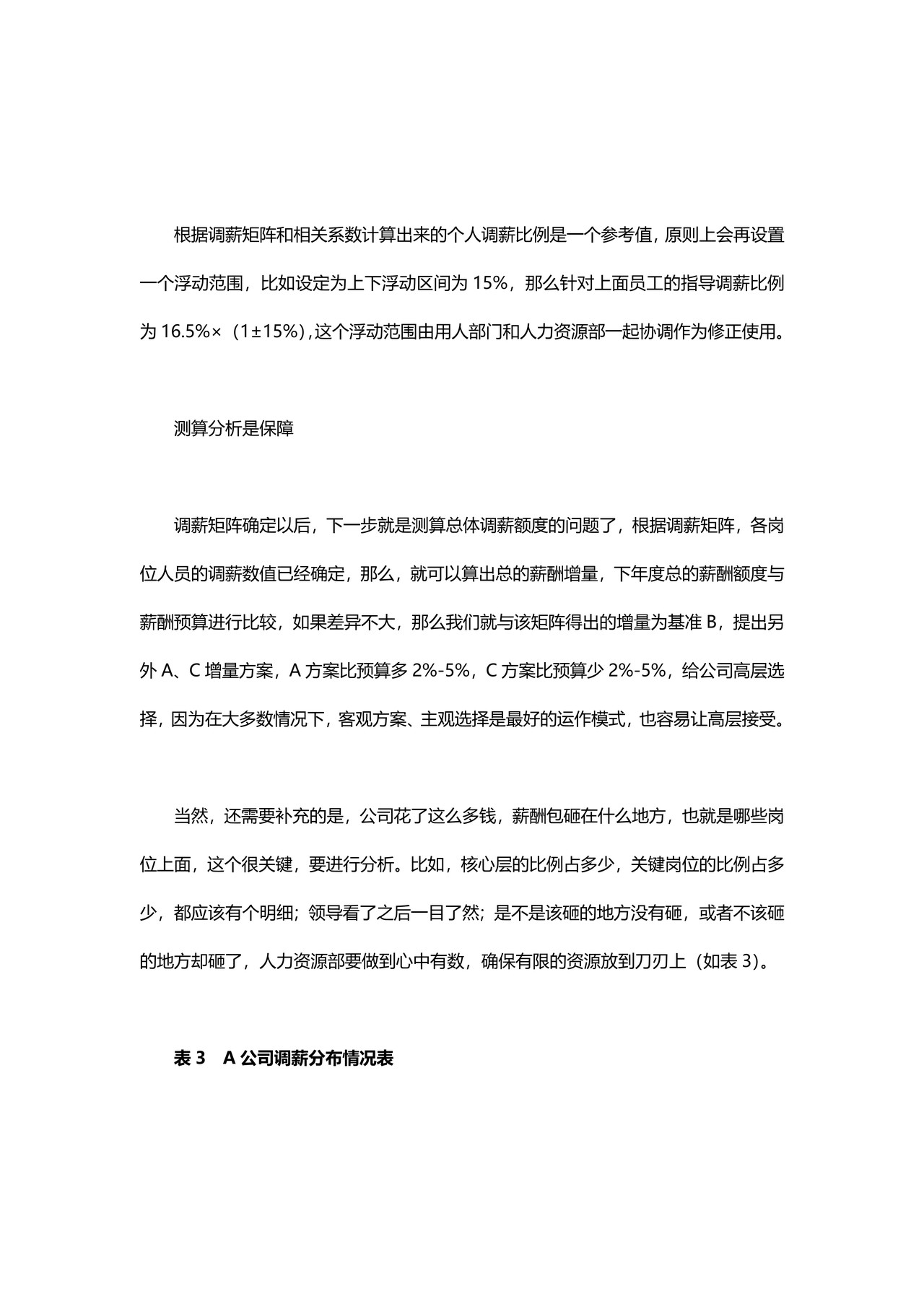 让员工“服气”的年度调薪方案