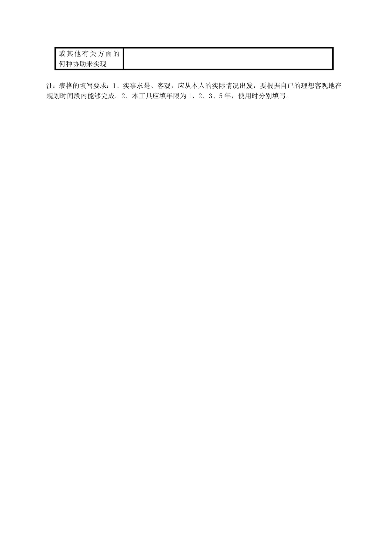 个人职业生涯规划设计工具