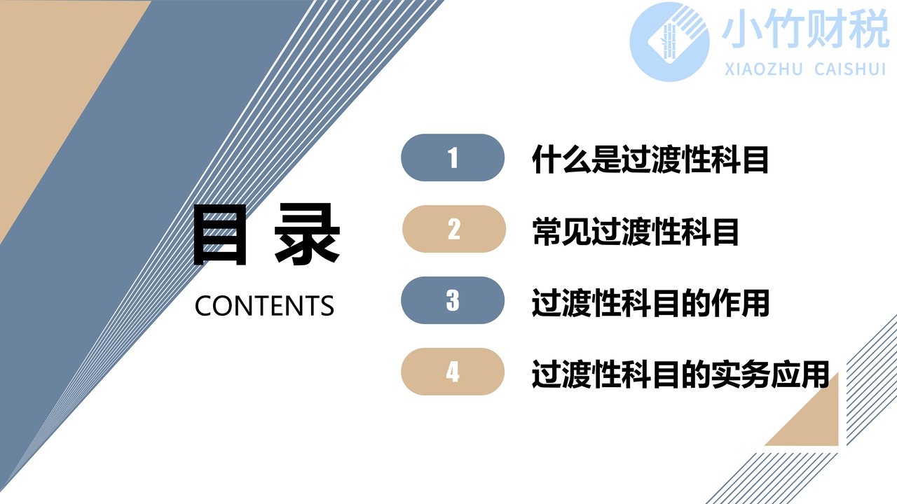 会计中的过渡性科目