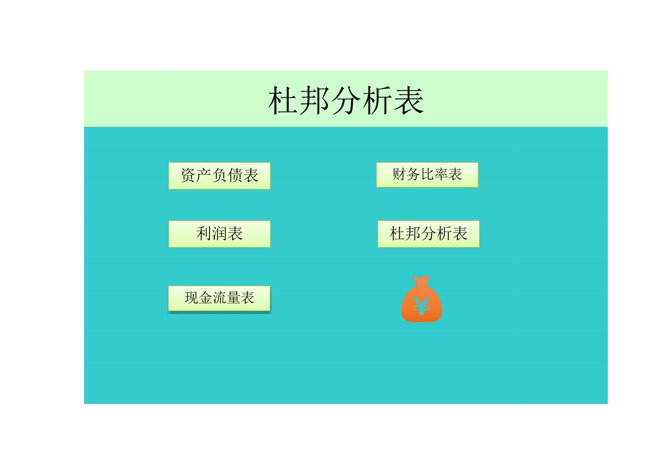 杜邦分析-（函数自动汇总）