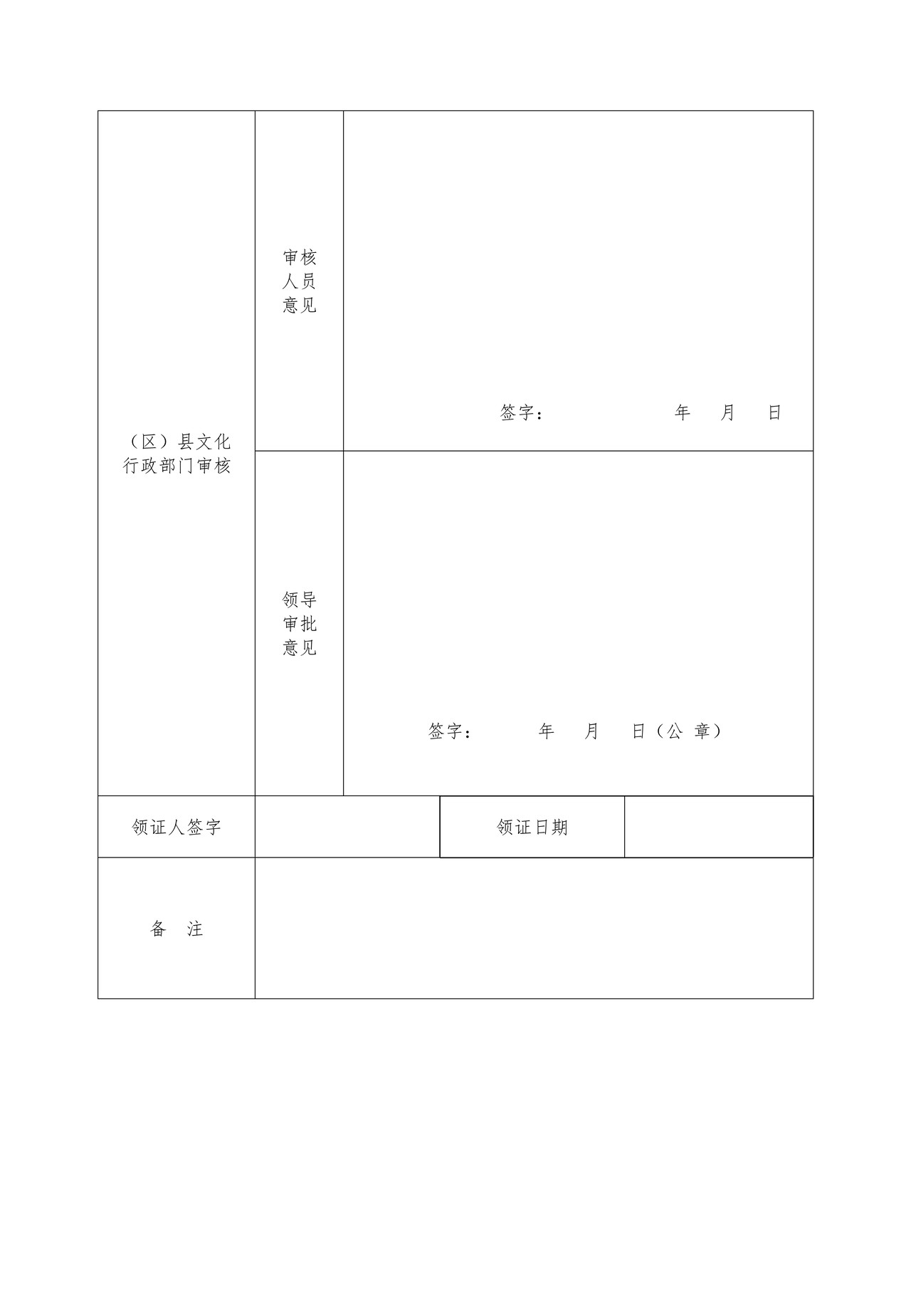 （新）互联网上网服务登记表（空白表格）