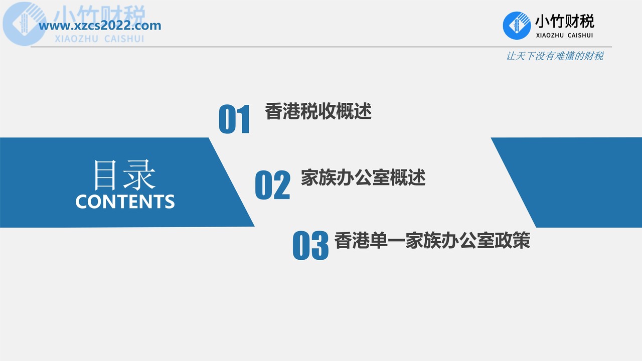 香港单一家族办公室政策简介