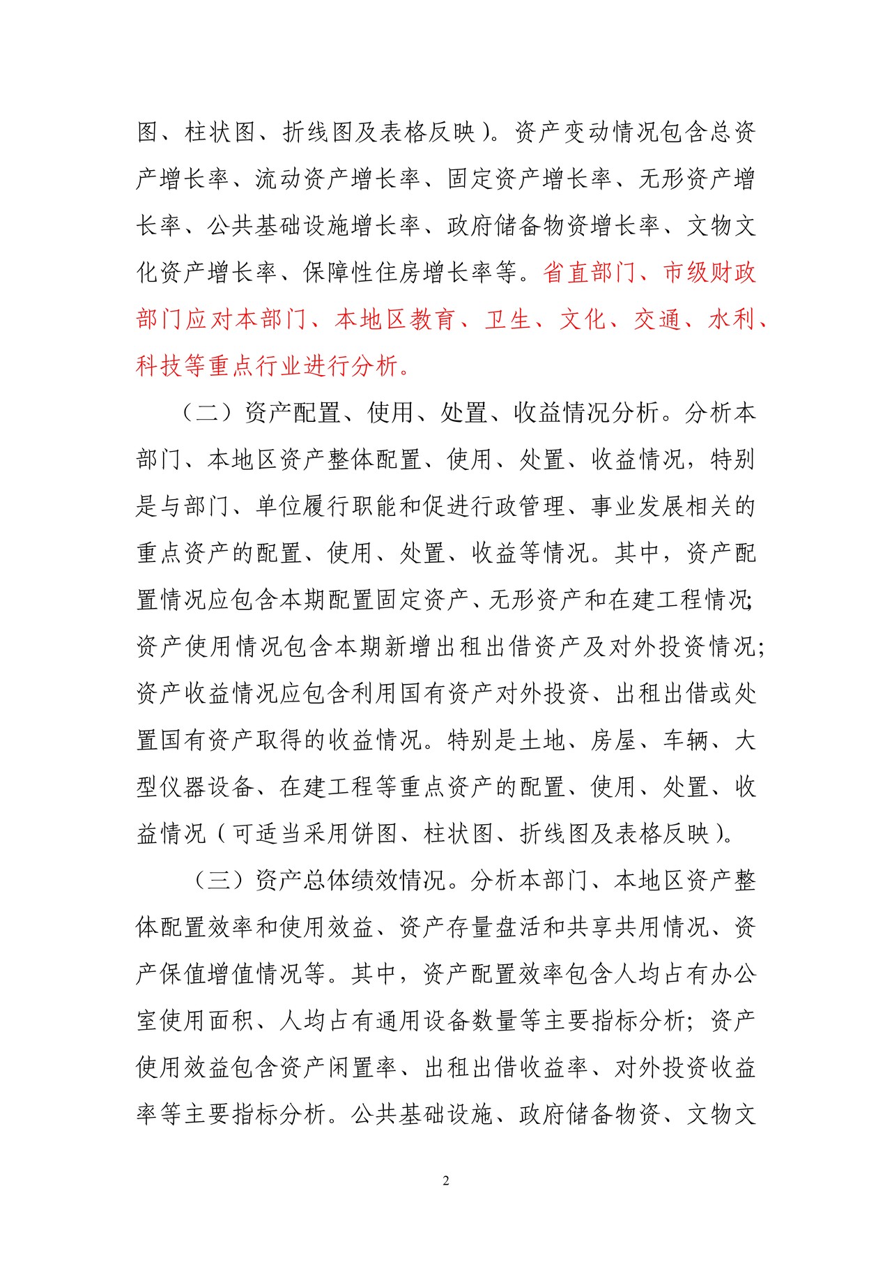 2021年度行政事业性国有资产分析报告提纲