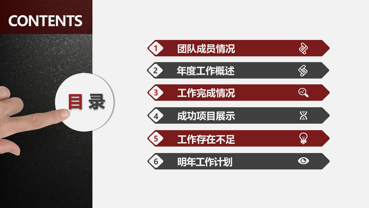 年终工作总结工作计划PPT模板