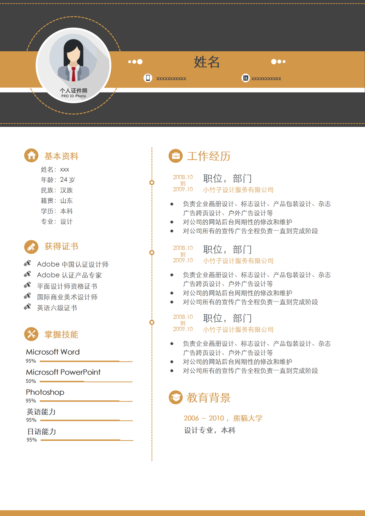 黄黑风设计师简历