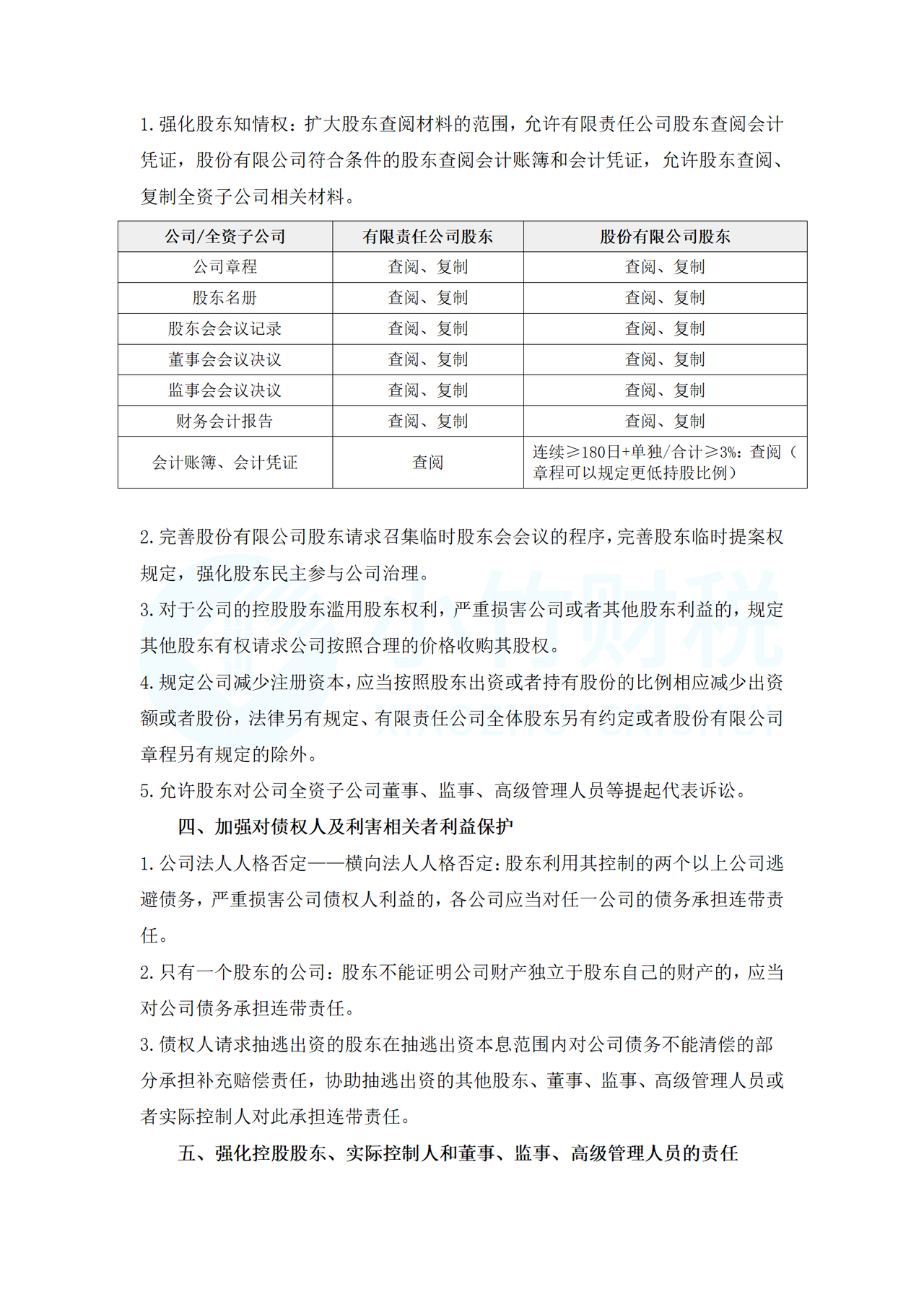 新公司法七大变化