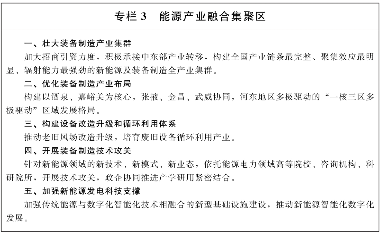 甘肃省人民政府办公厅关于印发打造全国重要的新能源及新能源装备制造基地行动方案的通知-2