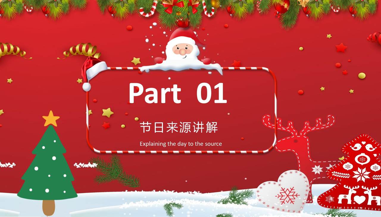 圣诞节策划方案PPT