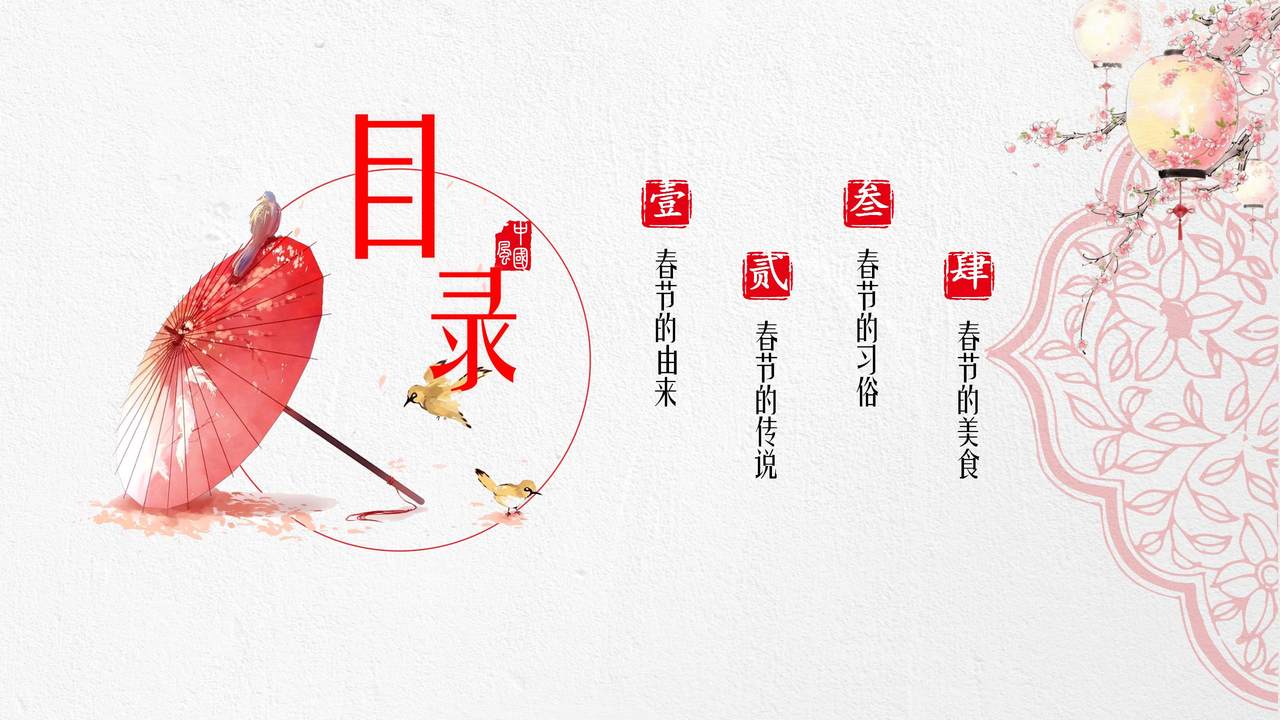 春节系列模板