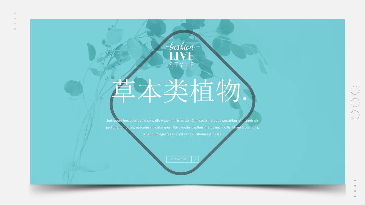 森系植物纪模板
