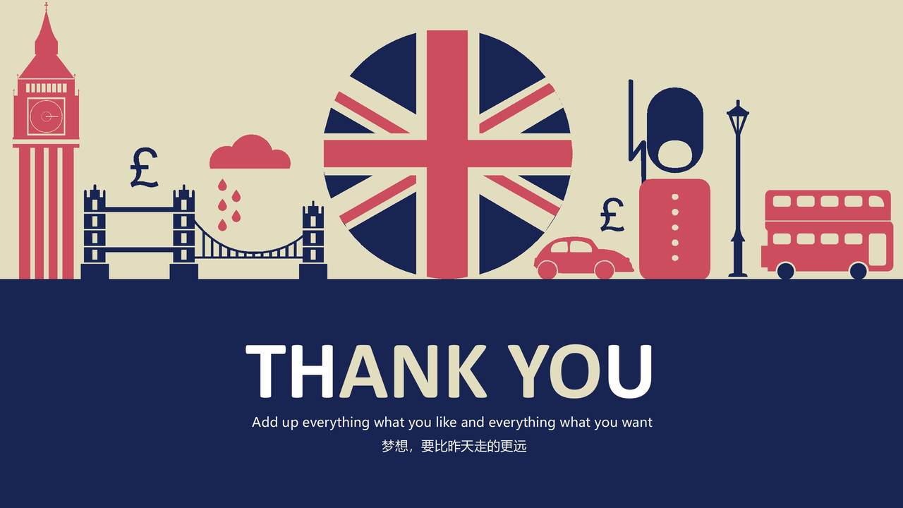 英伦风PPT模板