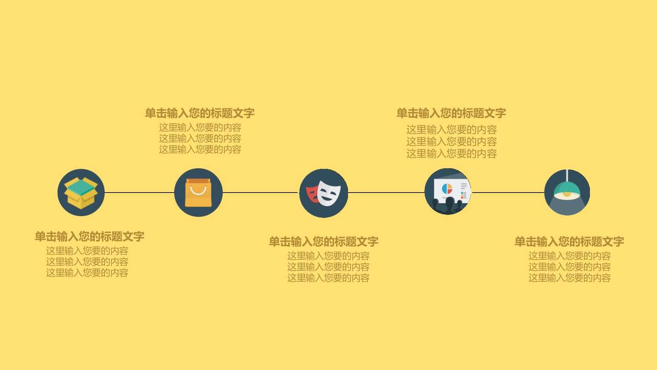 黄绿色系汇报PPT