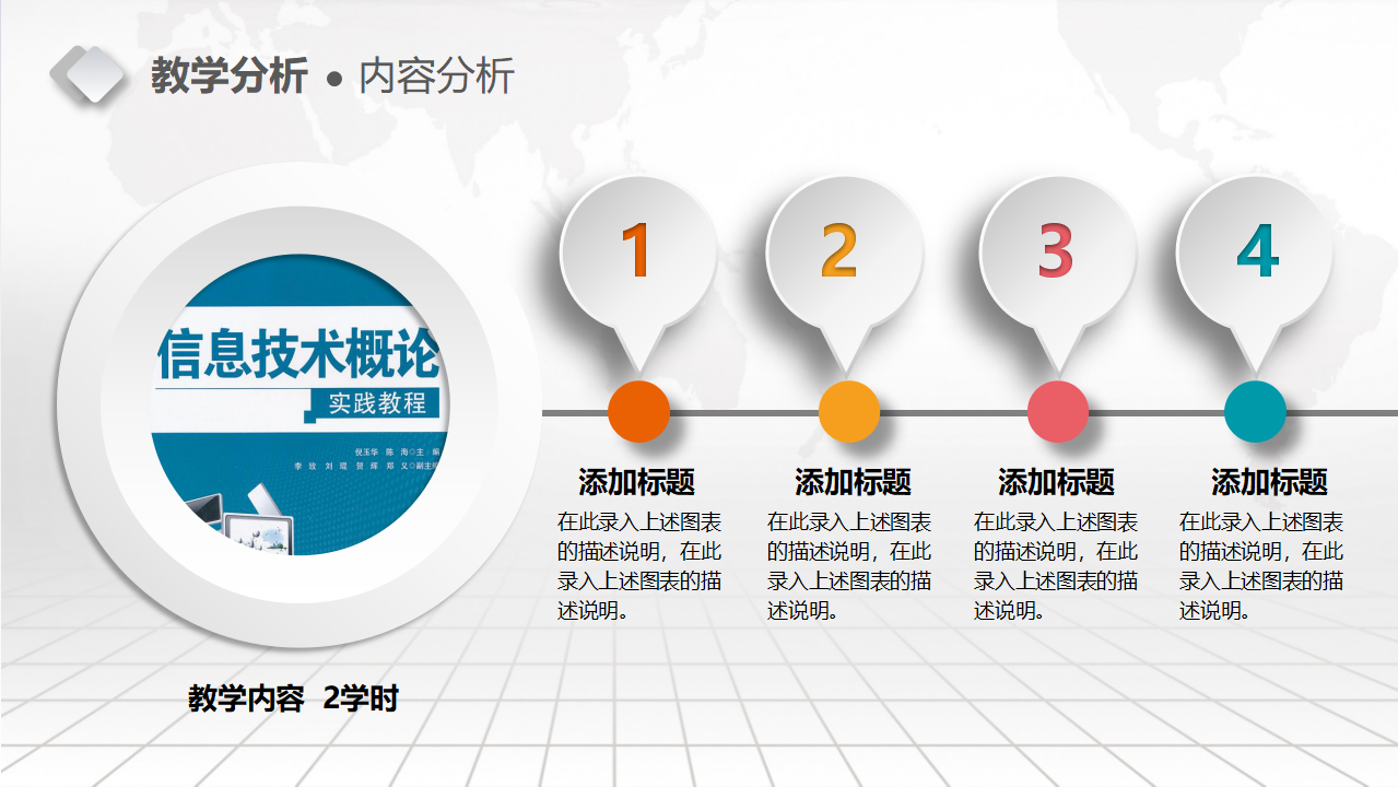 完整框架教学设计PPT模板