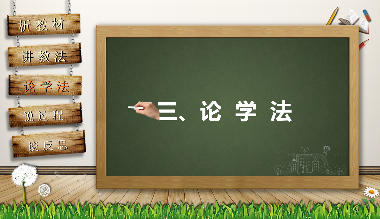 黑板教师通用说课PPT模板