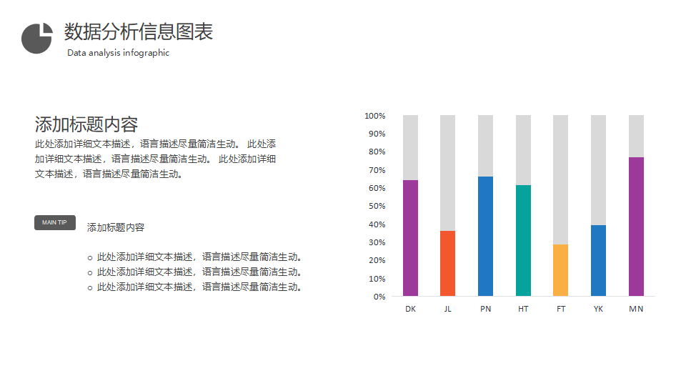 数据分析图形PPT模版