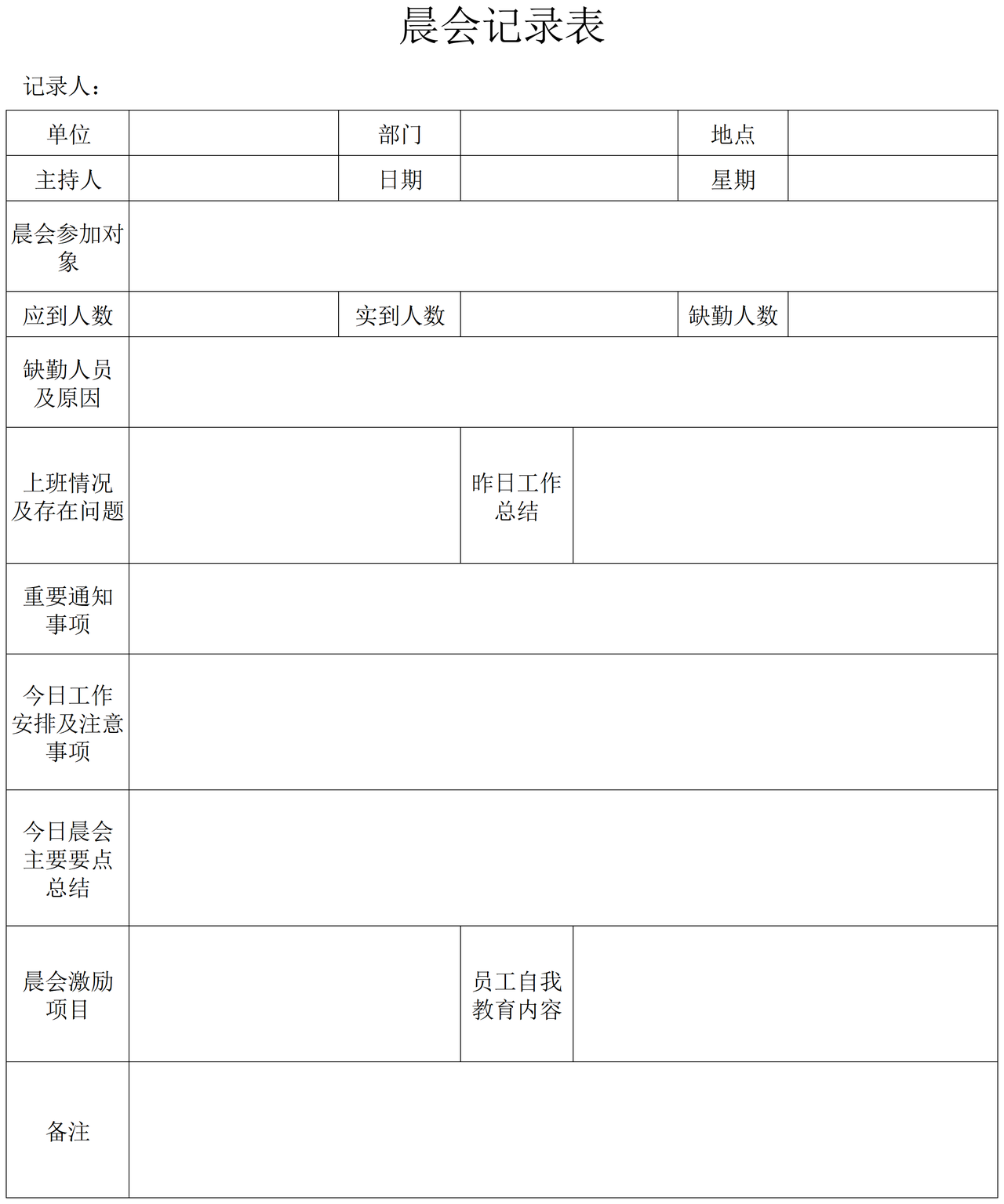 晨会记录表.xlsx