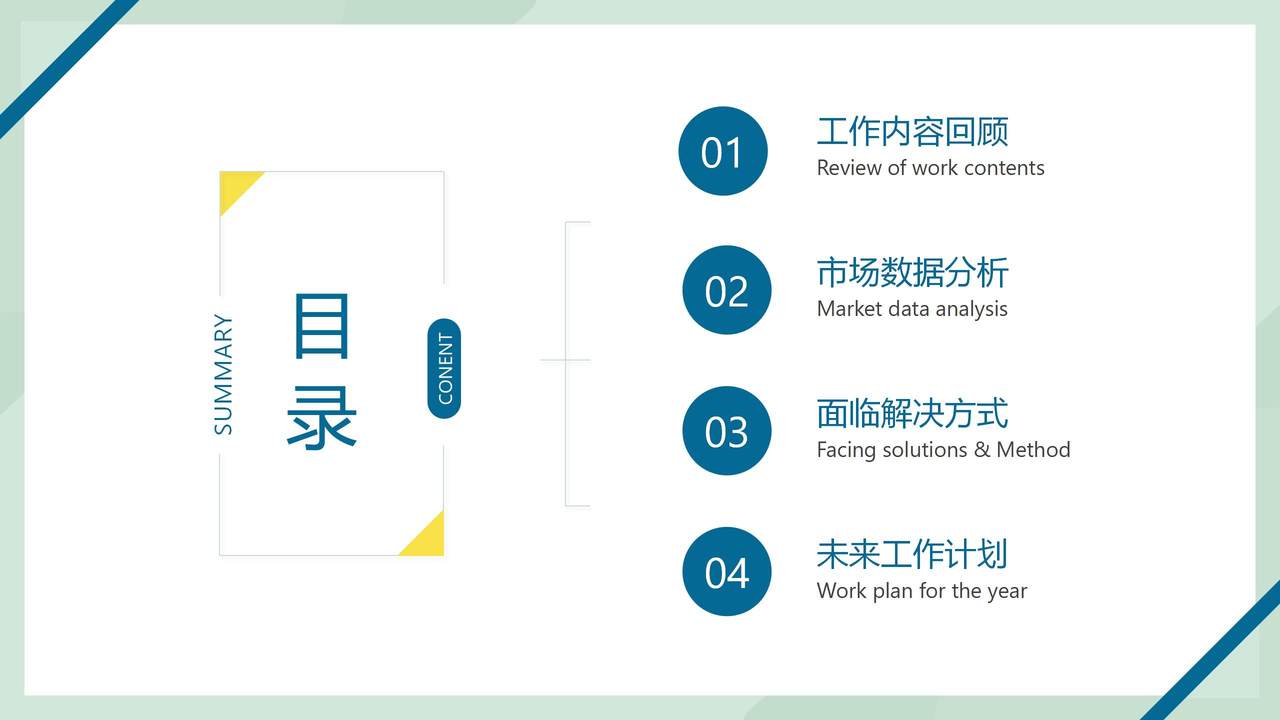 绿色简约工作总结模板.pptx